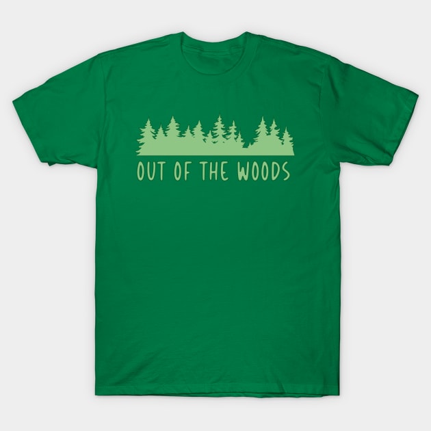 out of the woods tv T-Shirt by Venus Print